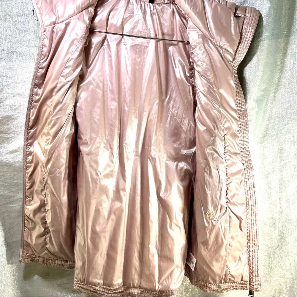 Calvin Klein Performance Rose Gold Puffer Vest Women’s Size Small